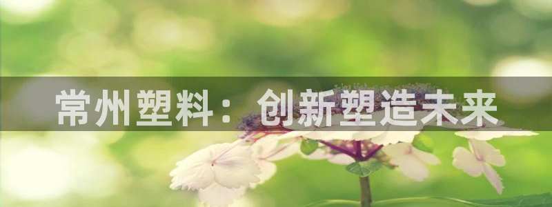 太阳sun网站：常州塑料：创新塑造未来